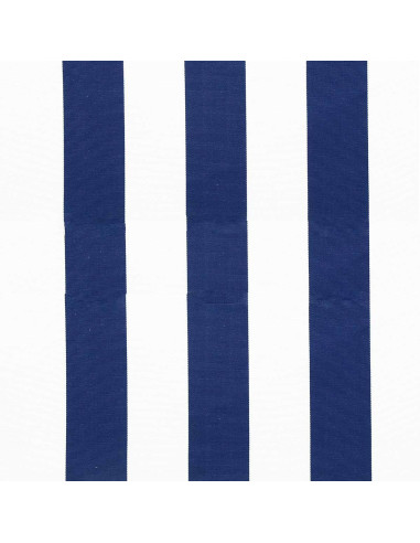 Toile transat - Blanc et bleu navy