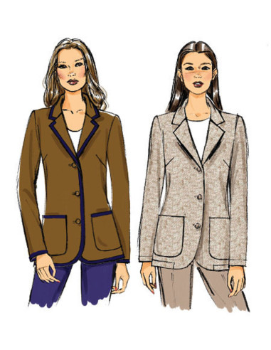 Patron de veste - Butterick 5926