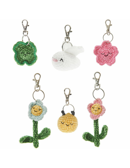 Kit crochet Ricorumi - Porte-clés Chingu earth