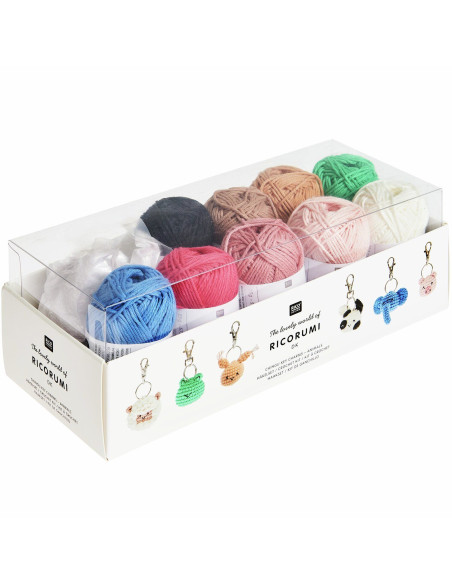 Kit crochet Porte-clés Ricorumi - Chingu animals