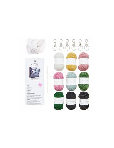 Kit crochet Ricorumi - Porte-clés Chingu earth