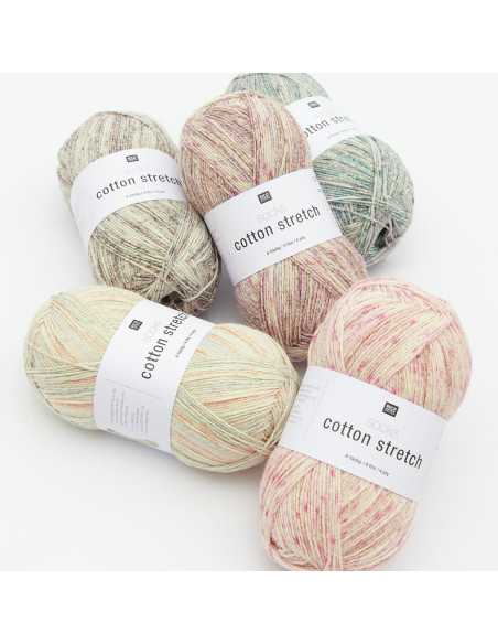 Laine Socks cotton Stretch 4 fils Rico Design