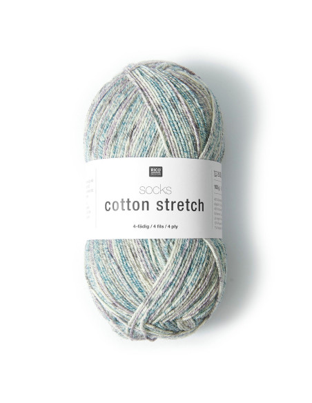 Laine Socks cotton Stretch 4 fils Rico Design