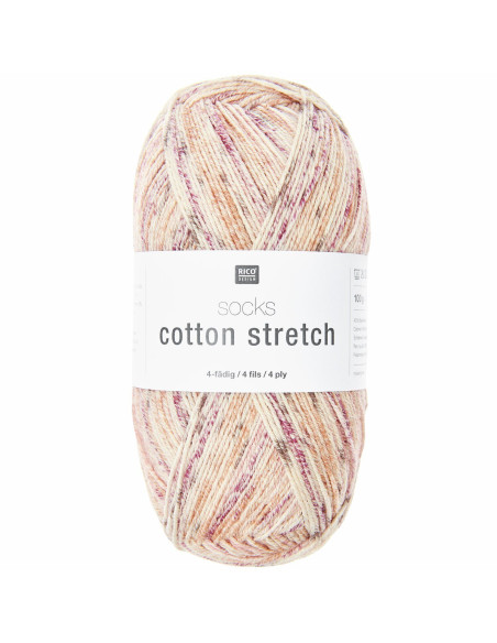 Laine Socks cotton Stretch 4 fils Rico Design