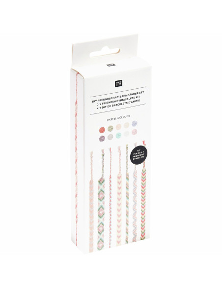 Kit bracelet brésilien - Pastel colours
