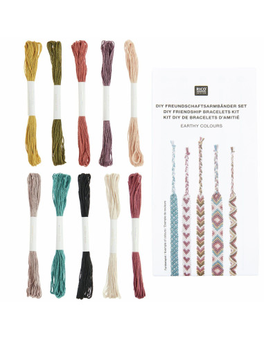 Kit bracelet brésilien - Earthy colours