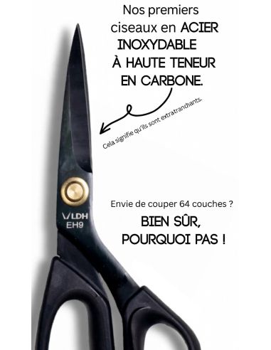 Ciseaux de couture ergonomiques deluxe 23 cm LDH