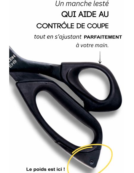 Ciseaux de couture ergonomiques deluxe 23 cm LDH