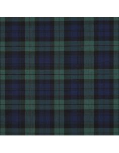 Tissus tartan écossais - Bleu et vert 2