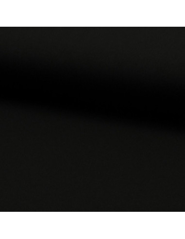 Tissu jersey viscose - Noir