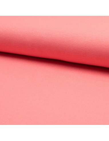 Tissu jersey viscose - Pêche