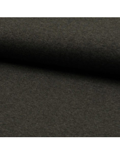 Tissu jersey viscose - Anthracite mélangé