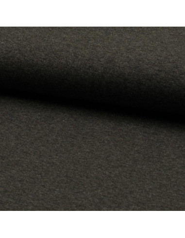 Tissu jersey viscose - Anthracite mélangé