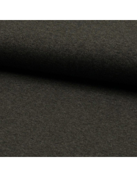 Tissu jersey viscose - Anthracite mélangé
