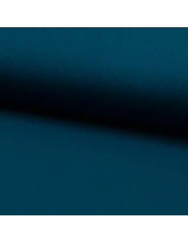 Tissu jersey viscose - Bleu pétrole