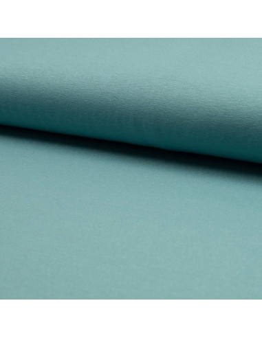 Tissu jersey viscose - Bleu vert
