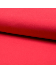 Tissu piqué de coton pour polos - Rouge
