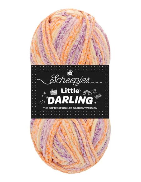 Fil chenille Scheepjes Little Darling Sprinkled Gradient