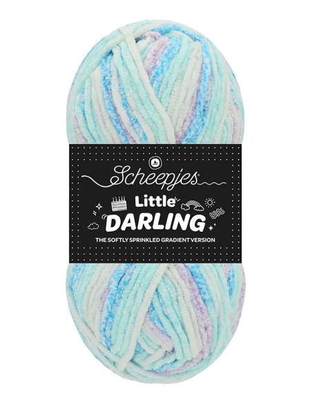 Fil chenille Scheepjes Little Darling Sprinkled Gradient