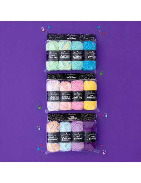Sachet de 4 pelotes Scheepjes Little Darling Sprinkled - Sundae Parade