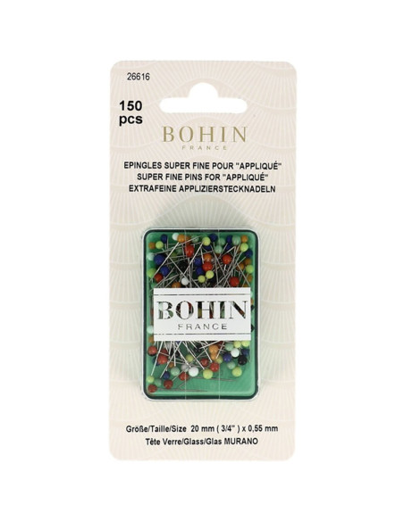 Boite de 150 épingles pour appliqués Bohin