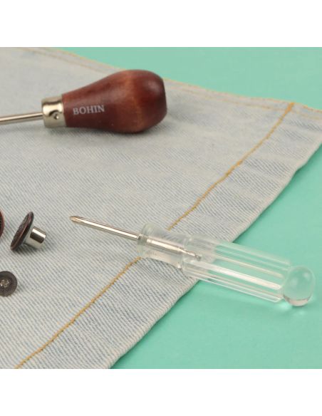 Tournevis cruciforme pour bouton jeans à visser Bohin