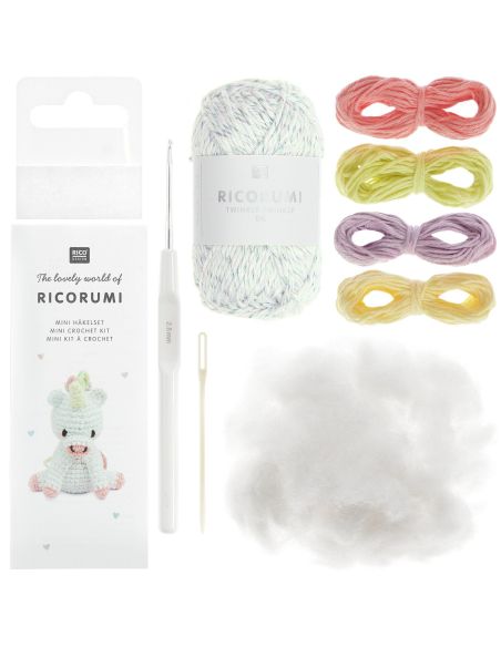 Mini kit crochet Ricorumi - Licorne