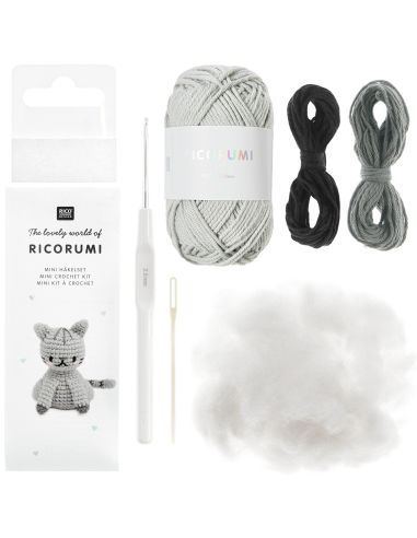 Mini kit crochet Ricorumi - Chat