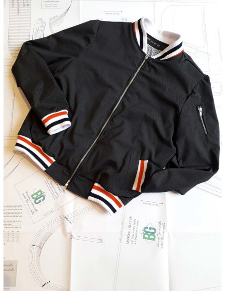 Patron de blouson pour homme l´Irrésistible - Les BG
