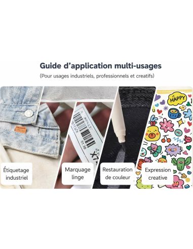 Stylo de marquage textile permanent