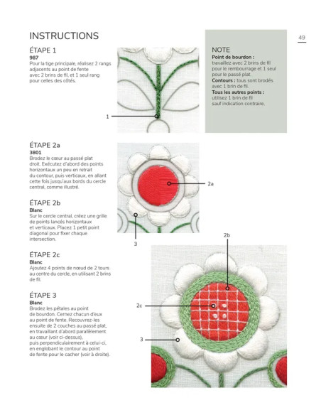 Livre introduction à la broderie blanche