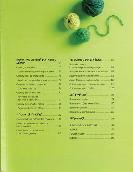 Livre la bible des grannies au crochet