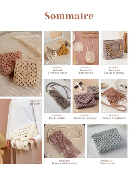 Livre sacs & accesoires en macramé