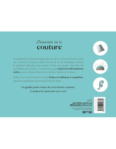 Livre l'essentiel de la couture
