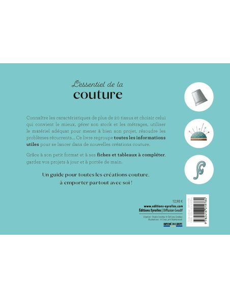 Livre l'essentiel de la couture