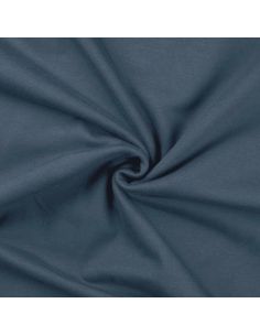 Tissu sweat - Bleu denim