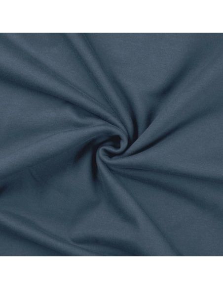 Tissu sweat - Bleu denim