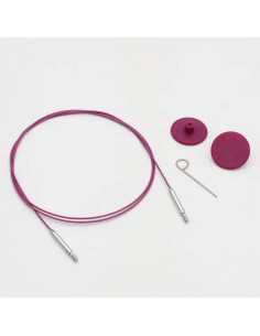 Câble pivotant Swivel Thin & Flex pour aiguilles KnitPro