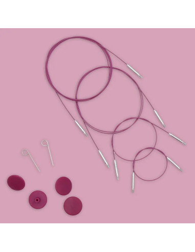 Câble pivotant Swivel Thin & Flex pour aiguilles KnitPro