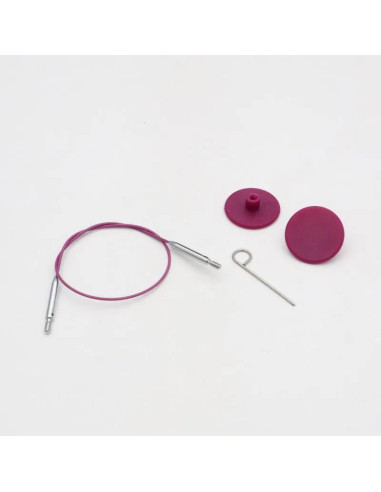 Câble pivotant Swivel Thin & Flex pour aiguilles KnitPro