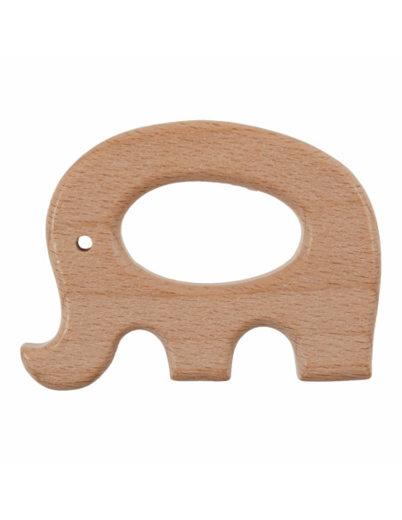 Anneau de dentition en bois - Éléphant