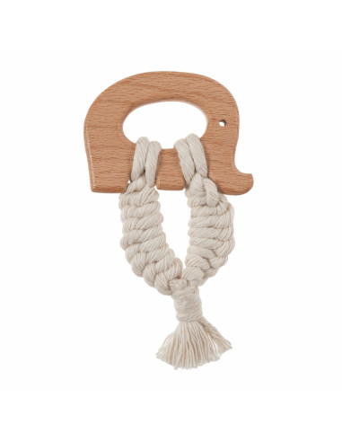 Anneau de dentition en bois - Éléphant