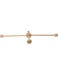 Mobile en bois pour bébé - 4 branches 2