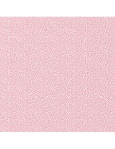 Tissu popeline de coton - Tassi rose et blanc 2
