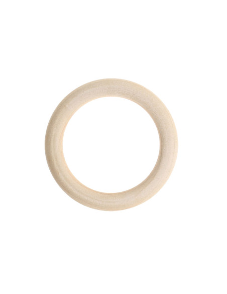 Anneaux en bois pour hochets et mobiles 68 mm