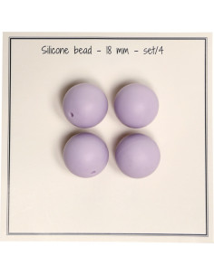 Perles en silicone 18 mm pour hochets, attache tétine bébé