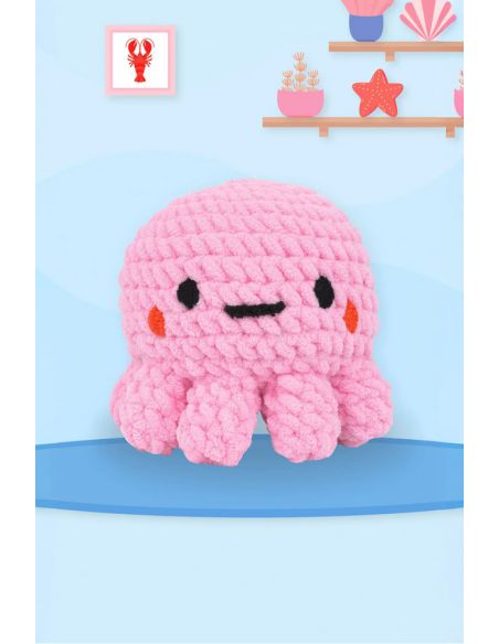 Kit amigurumi - Ollie la pieuvre