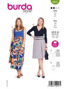 Patron de jupe - Burda 5653