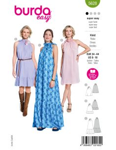 Patron de robe - Burda 5628