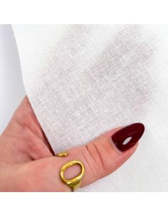 Triplure thermocollante raide - Blanc 2